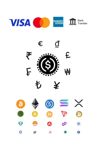 multi paymens fiat and crypto